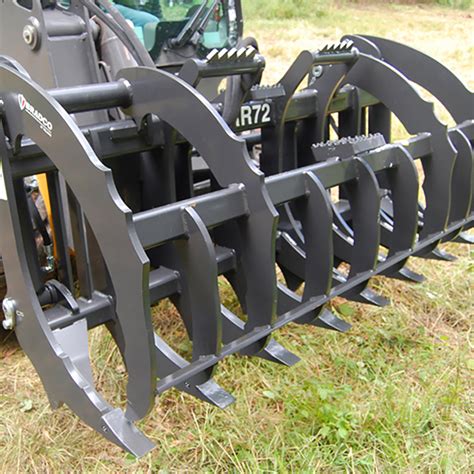 used skid steer root rake grapple for sale|root rake for skid steering.